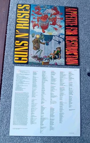 Guns roses appetite for - n',