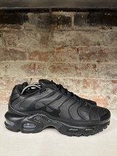 Nike tns triple black leather