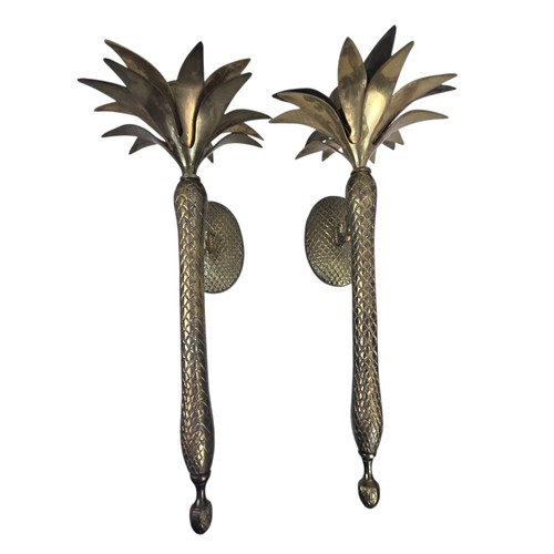 Vtg brass pineapple palm - vtg, tree