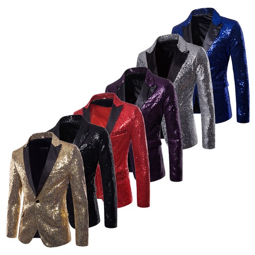 Mens sequins blazer - us,