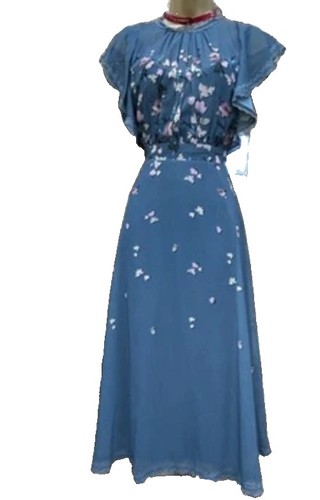 Little mistress blue - blue, lace