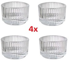 Ikea FINSMAK Glass Tea Light Holders✅️ Tea light Candle holders Round ✅️set of 4