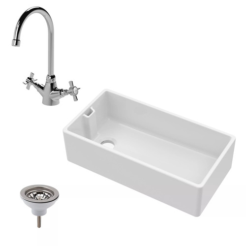 Fireclay belfast kitchen sink - belfast,