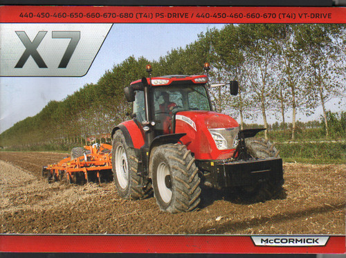 Mccormick tractors - mccormick, "x7"