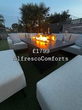 Corner garden furniture with