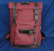 Gandys Backpack Canvas Leather