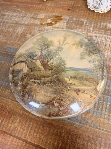 Antique flue cover with curved - antique,