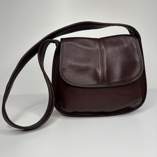 Coach Vintage Ergo 9034 Shoulder Bag Brown Leather made in USA