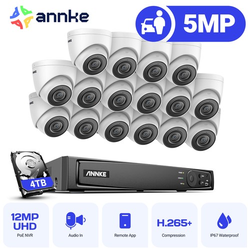 Annke 5mp poe cctv camera - annke,
