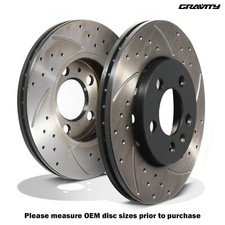 REAR DRILLED GROOVED 256MM