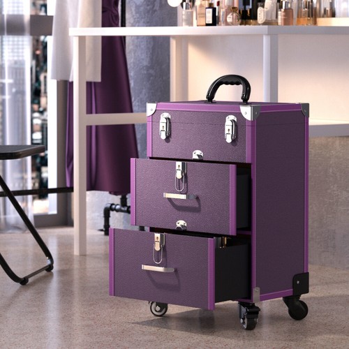Large makeup storage case - makeup, pu
