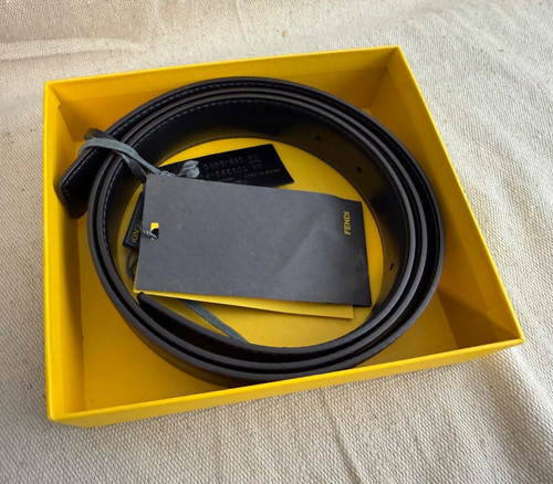 Fendi reversible leather - leather, belt