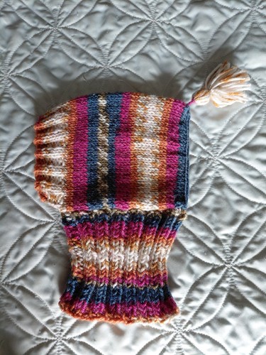 Hand knitted hat - hand,