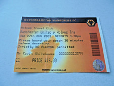 MANCHESTER UNITED v WOLVES