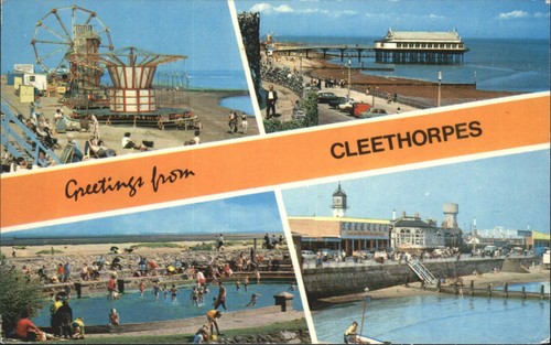 Vintage cleethorpes postcard - cleethorpes,