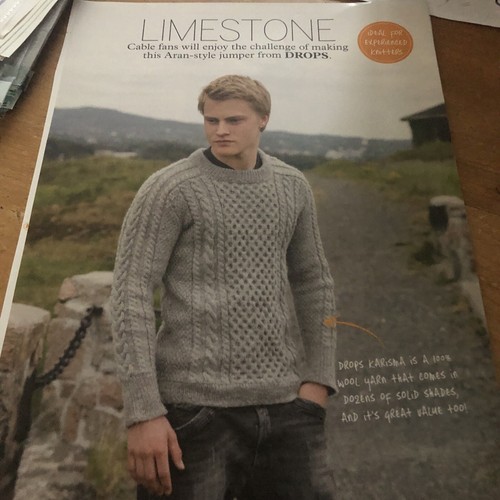 Classic aran style cable - style, mens