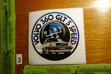 Old sticker automobile Volvo