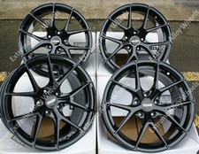 19" Black GTO Alloy Wheels Fits Bmw 5 8 Series E12 E28 E34 E60 E61 + E31 Wr