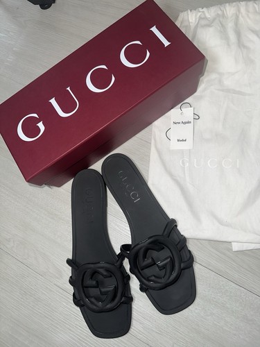Gucci interlocking slide - g,