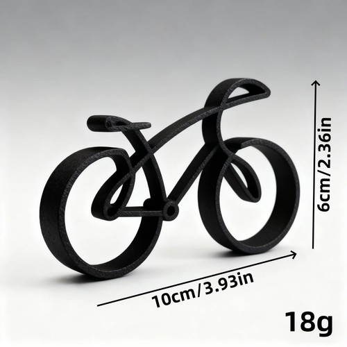 Bicycle sculpture acrylic - sculpture,