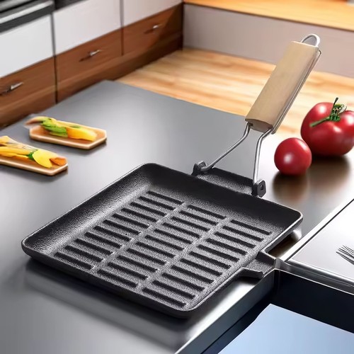 Rectangle non stick cast iron - cast,