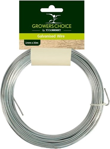 Tildenet 30m 1mm galvanised - 30m/,