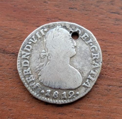 1812 colombia real silver - colombia,