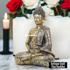 Thai buddha meditating antique - thai,