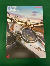 HONDA 2007 CUSTOMS FULL SALES BROCHURE VTX 1800 VTX 1300 VT 750 VT 125 SHADOW
