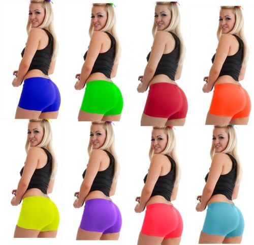 Ladies girls stretchy neon - stretchy,