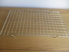 Vintage Wire Cooling Rack Cake Baking Sturdy Strong Old Kitchenalia 16" x 9 "