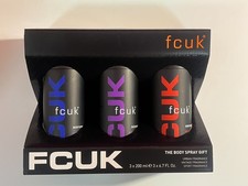 FCUK The Body Spray Gift Vintage Urban Sport Mens Gift Set