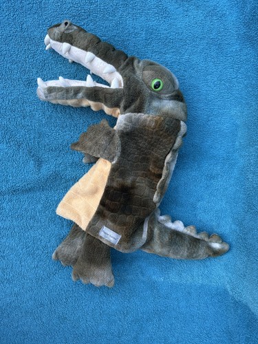 Crocodile hand puppet - 12”, |