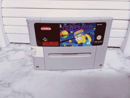 Snes game virtual bart - snes,