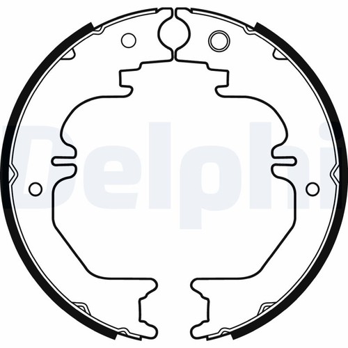 Brake shoe set - shoe, parking