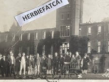 3 1922 PHOTOS DISASTER FIRE AT TRENT COLLEGE LONG EATON DERBYSHIRE BY H HOLME