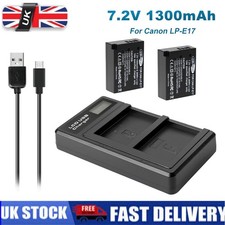 2X LP-E17 Battery+Charger For