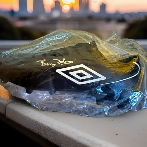 Umbro signed football boot - signed,