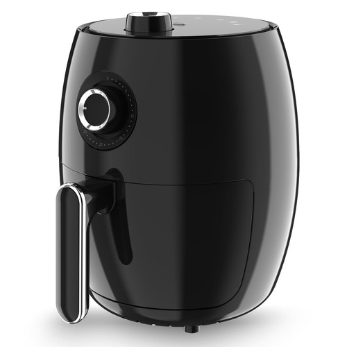 Compact air fryer 1qt black - fryer, 2.1qt
