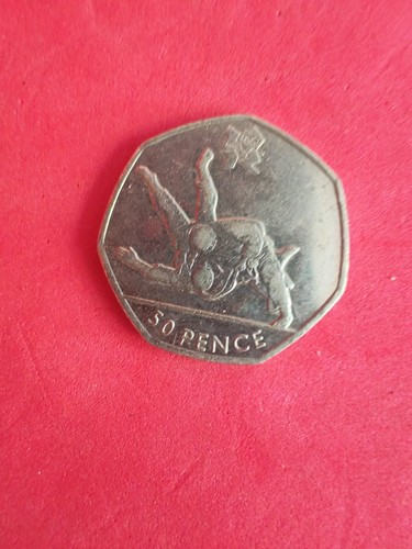 2011 judo 50p fifty pence - judo,