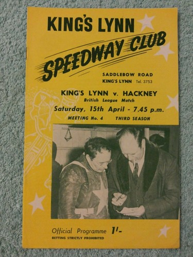 King lynn speedway 1967 - lynn,