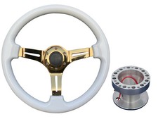 WHITE GOLD TS steering wheel +