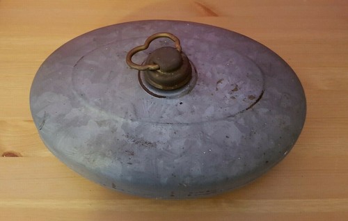 Old zinc hot water - water, bottle
