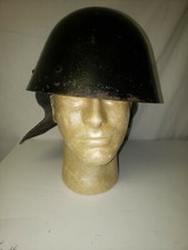 h119 WW2 German Czech Fire Department Helmet IR15D