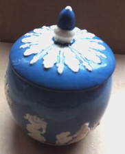 Handmade and Hand Painted  Candy Jar with Lid hobby piece