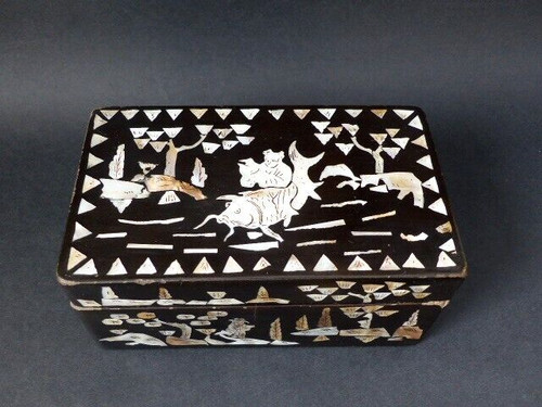 Japanese papier mache - mache, black