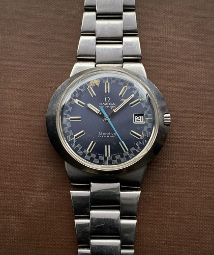 1969 omega geneve dynamic - dynamic, blue