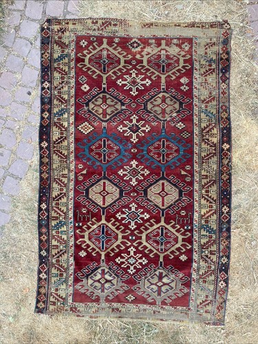 Antique caucasian kazak tribal - antique,