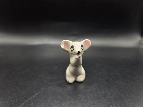 Miniature ceramic mouse - ceramic,