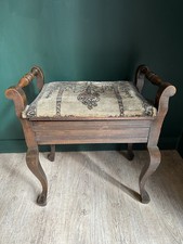 Antique Edwardian Piano Stool